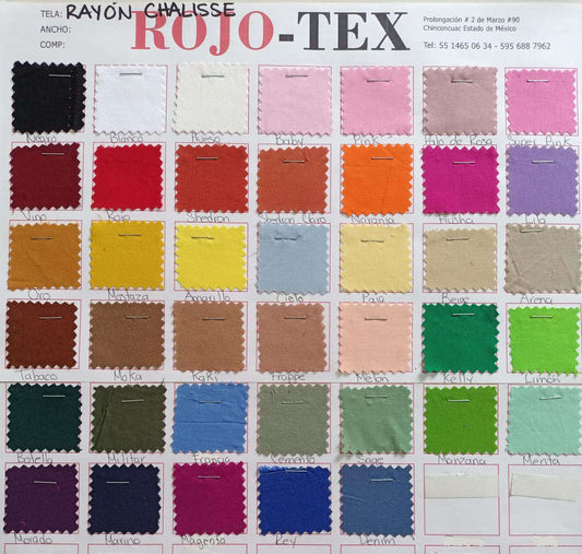Rayon Chalisse Liso